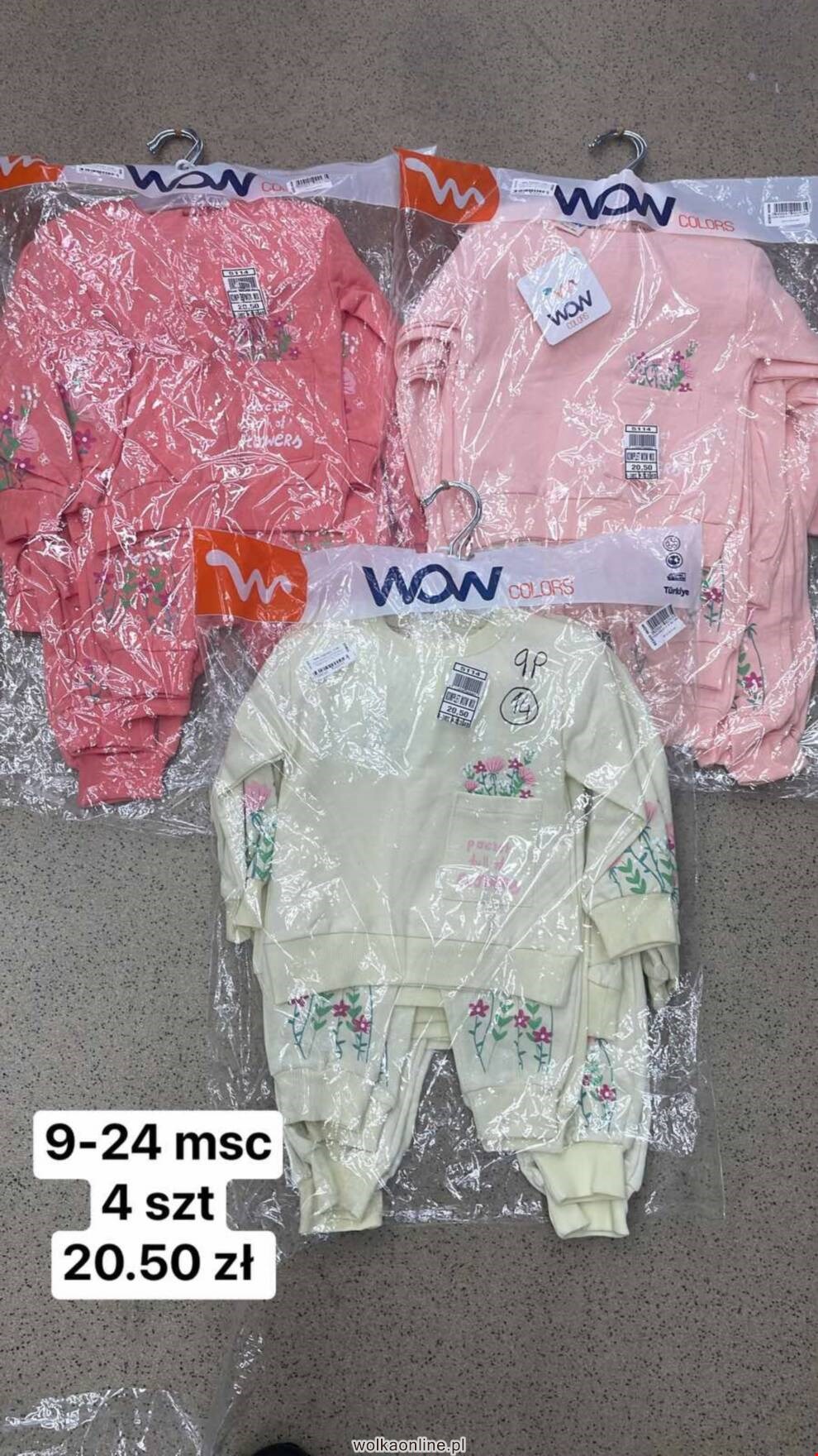 Komplet niemowlęcy Q1493 MIX KOLOR 9-24M