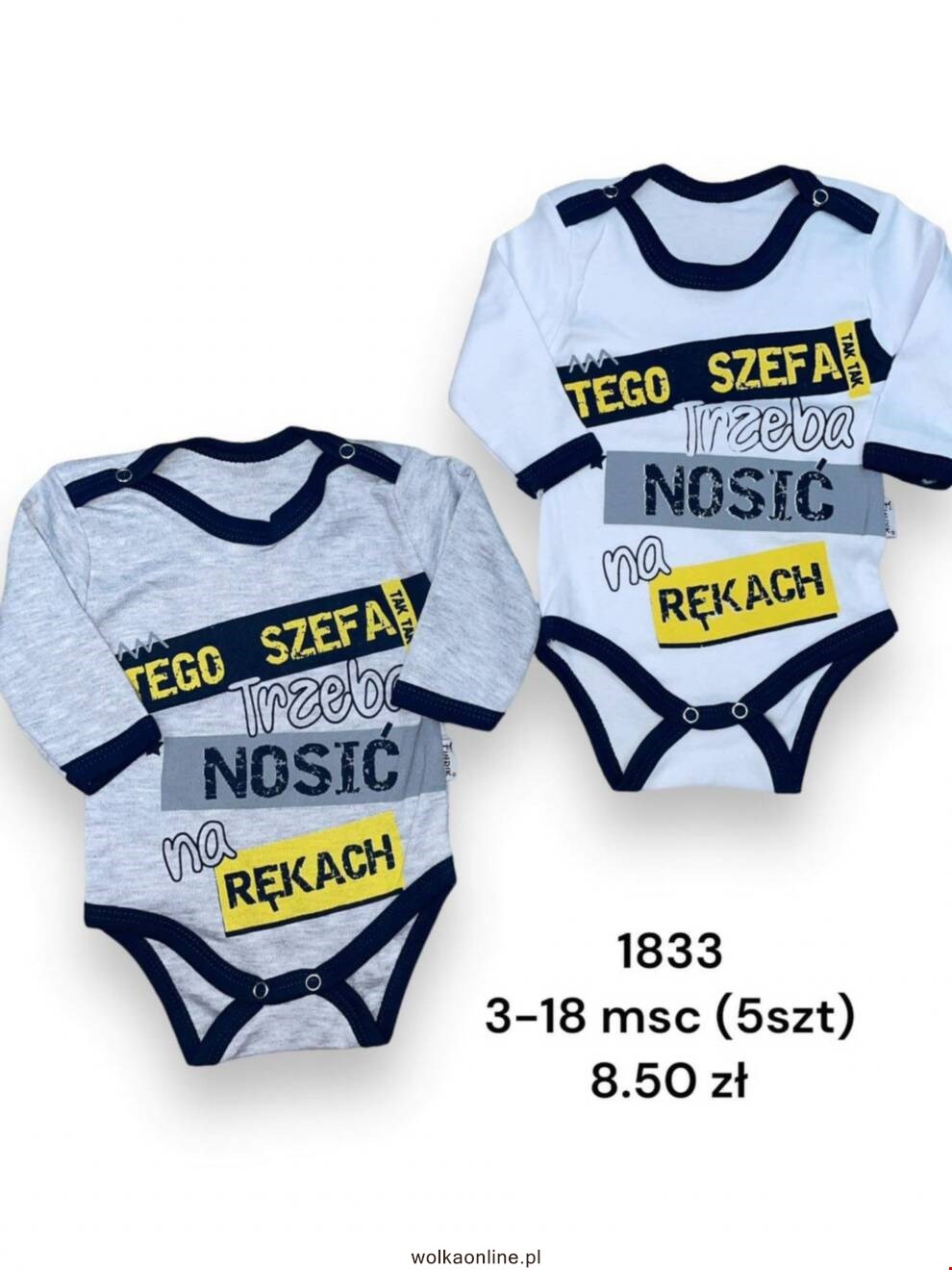 Body Niemowlęce 1833 MIX KOLOR 3-18M