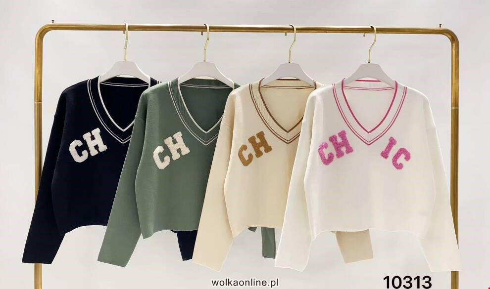 Sweter damskie 10313 Mix kolor Standard (Towar Włoskie)