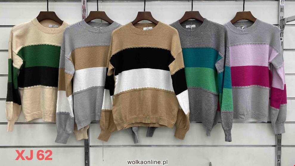 Sweter damskie XJ62 Mix kolor Standard