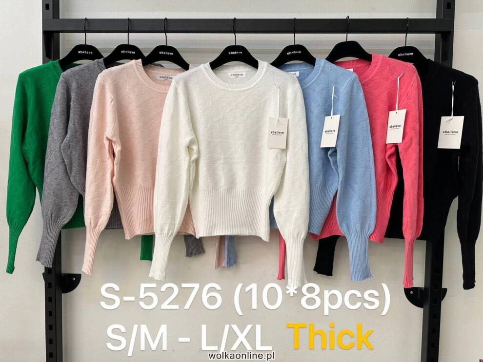 Sweter damskie S-5276 Mix kolor S-XL