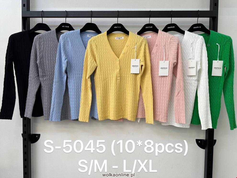 Sweter damskie S-5045 Mix kolor S-XL