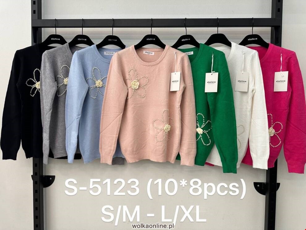 Sweter damskie S-5123 Mix kolor S-XL