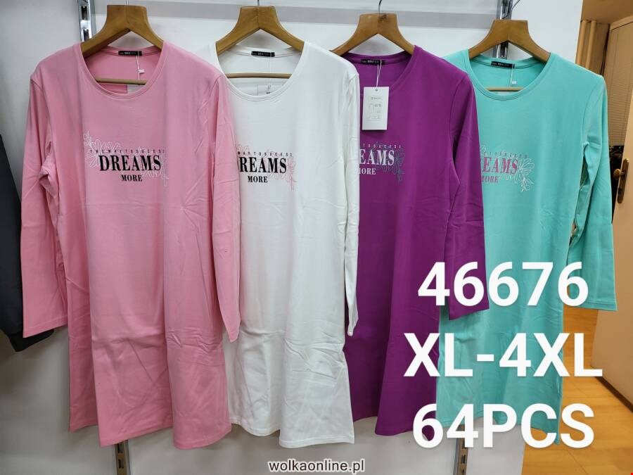Piżama damskie 46676 Mix kolor XL-4XL (Towar Tureckie)