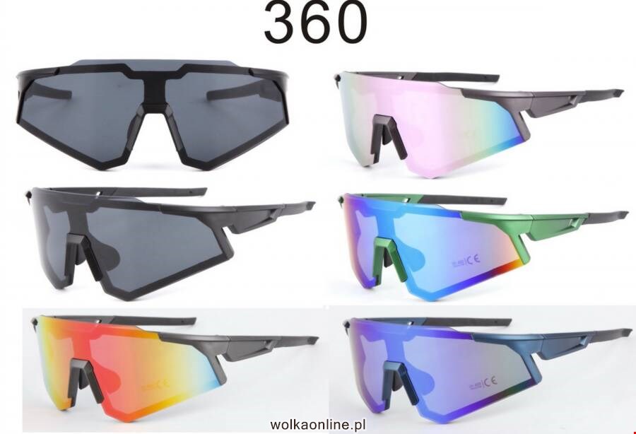 Okulary 360 Mix kolor Standard