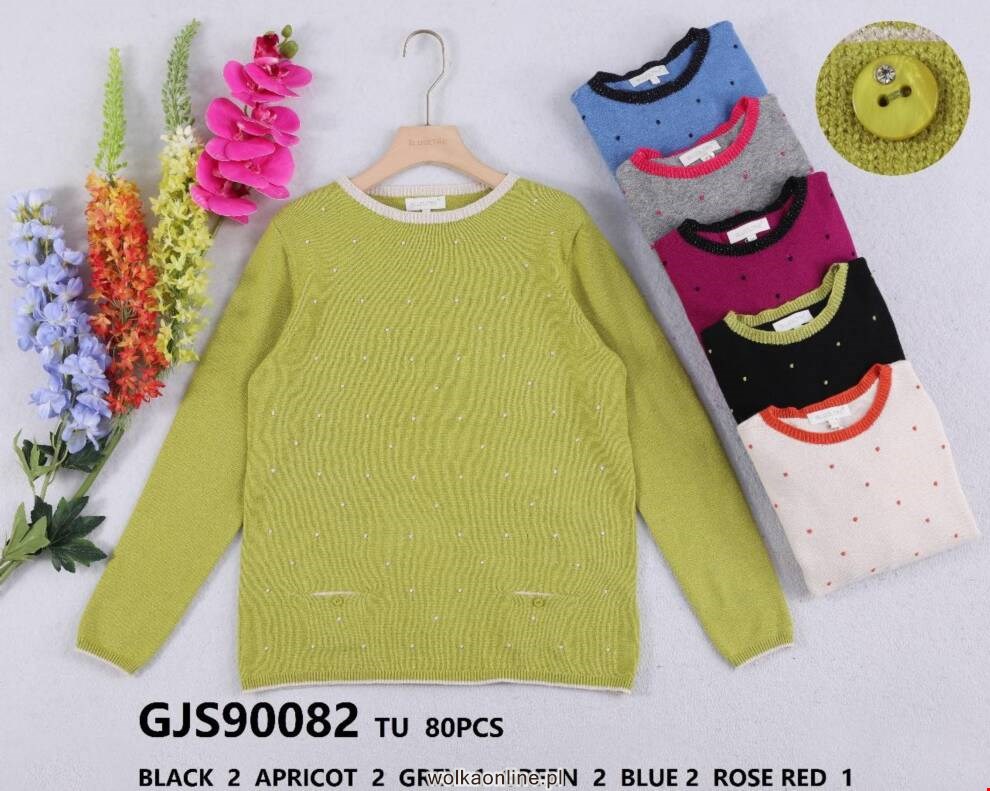 Sweter damskie GJS90082 Mix kolor Standard