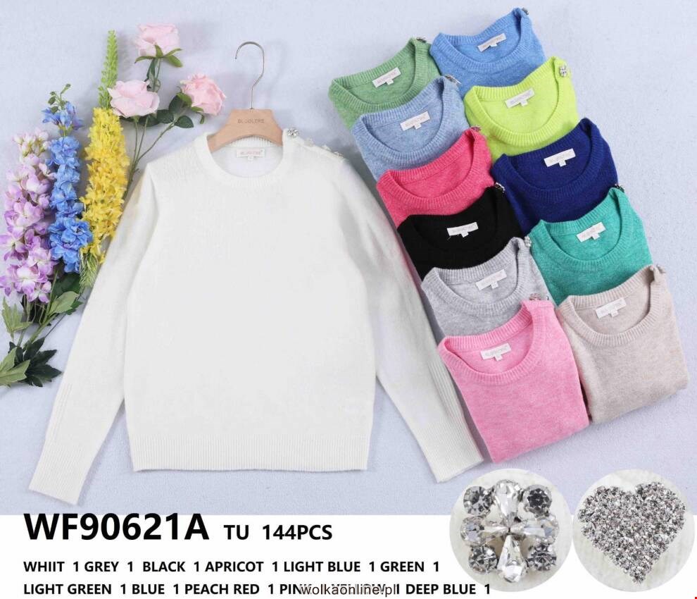 Sweter damskie WF90621A Mix kolor Standard