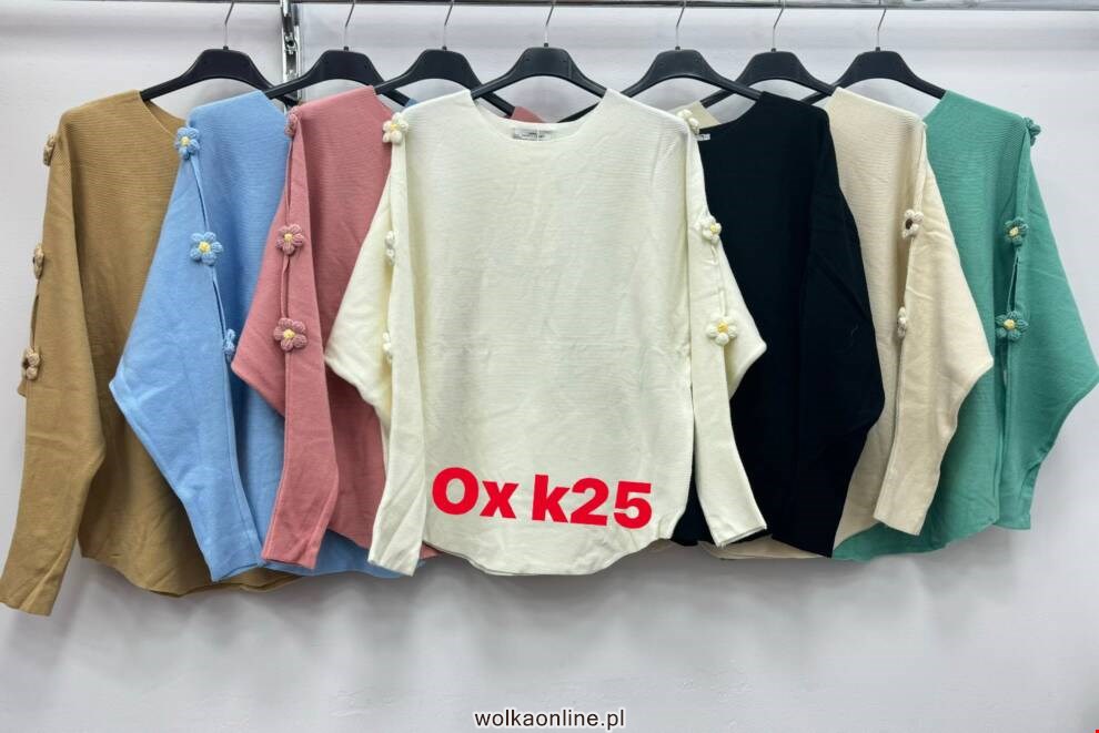 Sweter damskie Q513 Mix kolor Standard (Towar Włoskie)