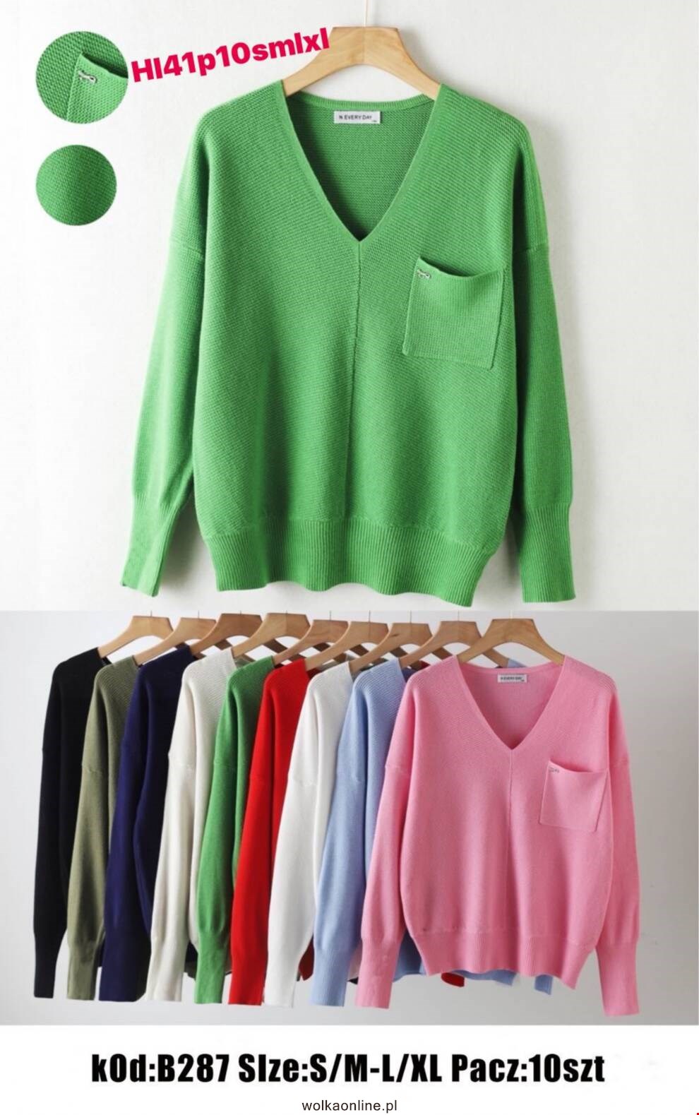Sweter damskie B287 Mix kolor S/M-L/XL