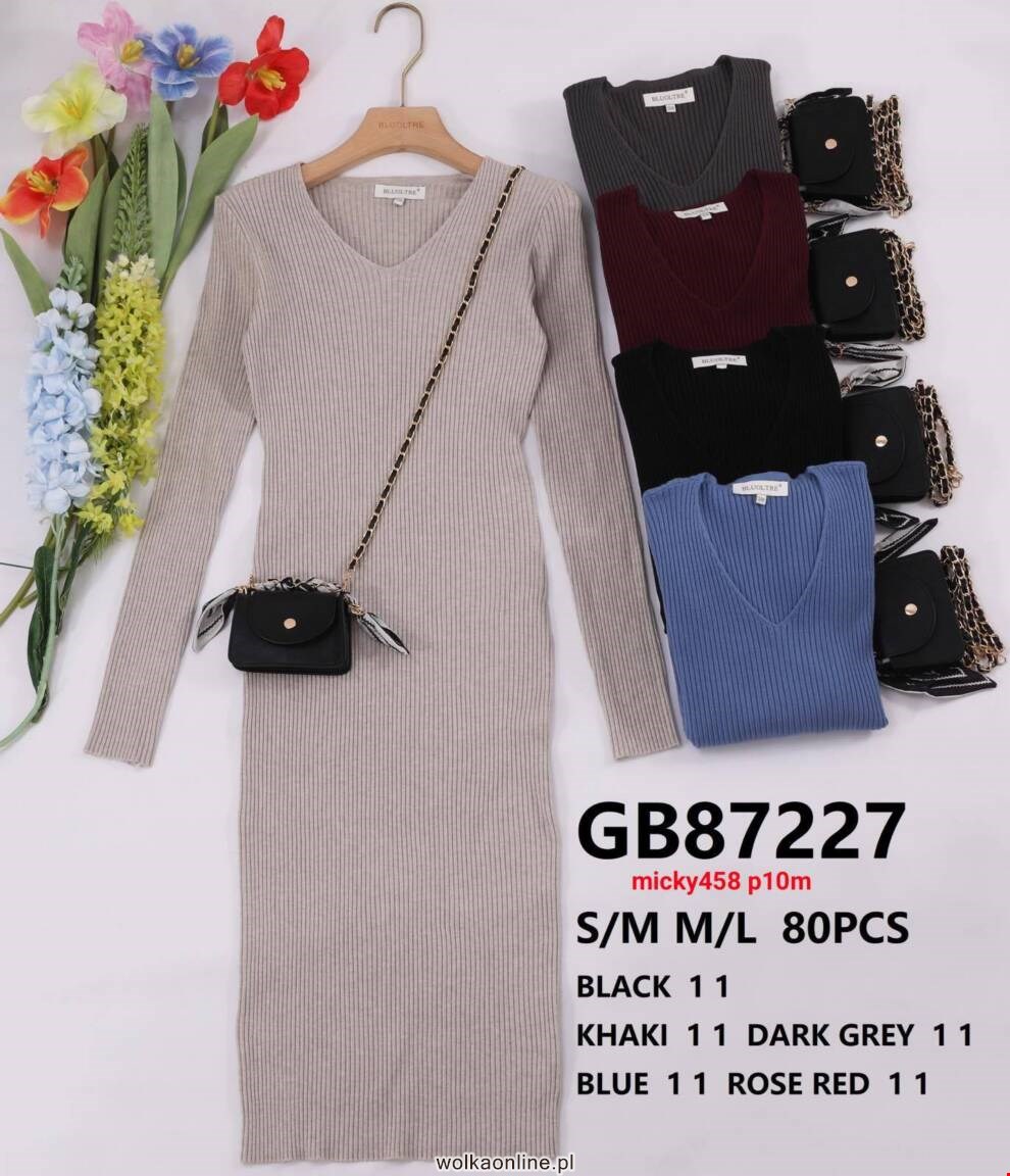 Sukienka damskie GB87227 Mix kolor S/M-M/L