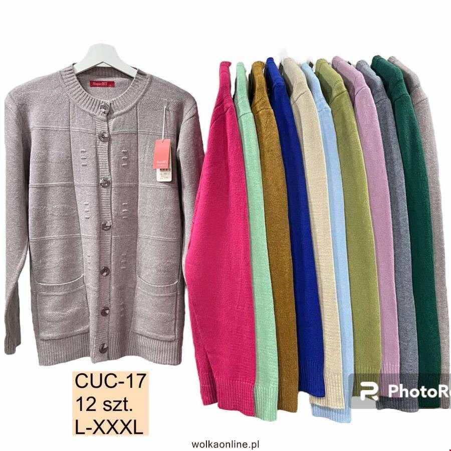 Bluza damskie CUC-17 1 kolor L-3XL (Towar Polskie)