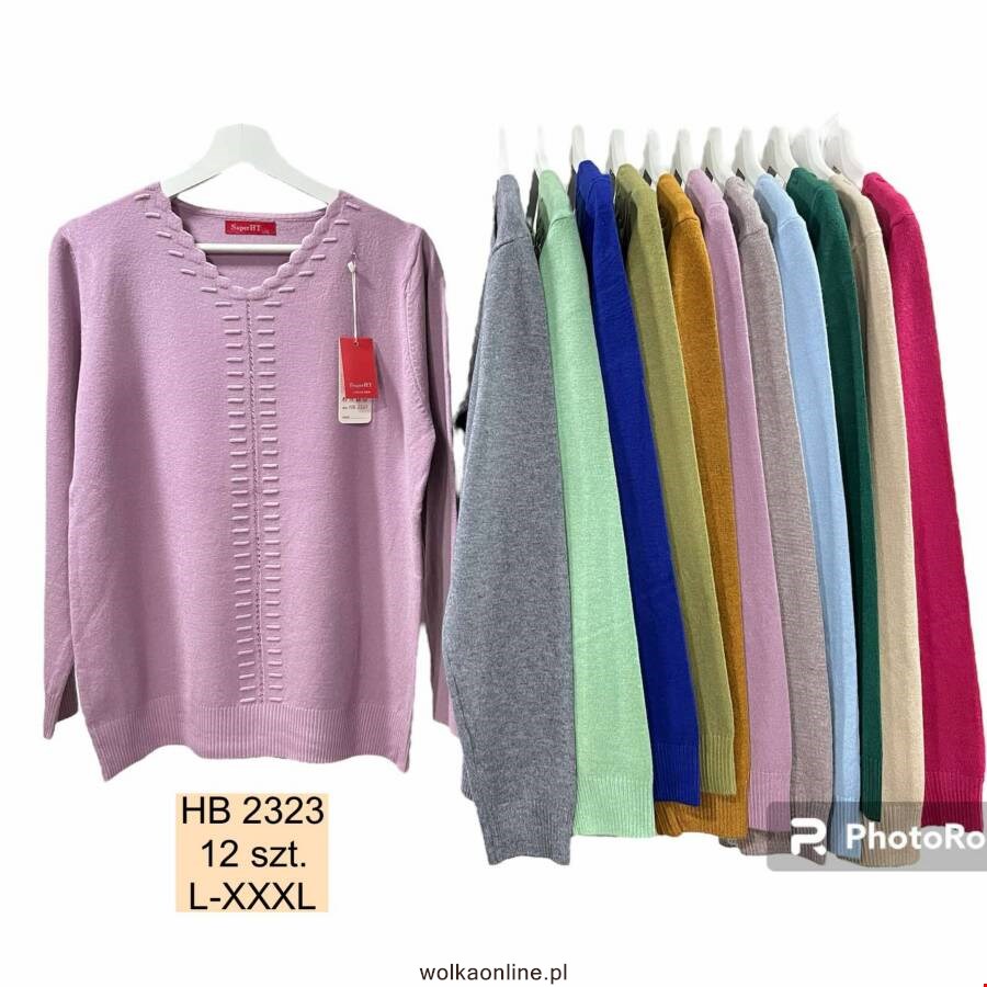 Sweter damskie HB2323 1 kolor L-2XL (Towar Polskie)