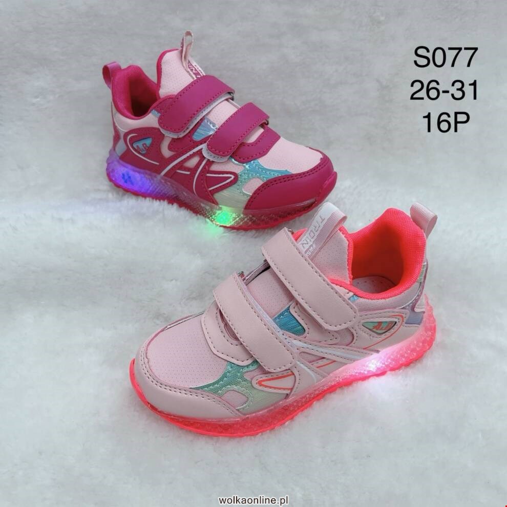 Buty Sportowe Dziecięce S077 26-31 MIX KOLOR