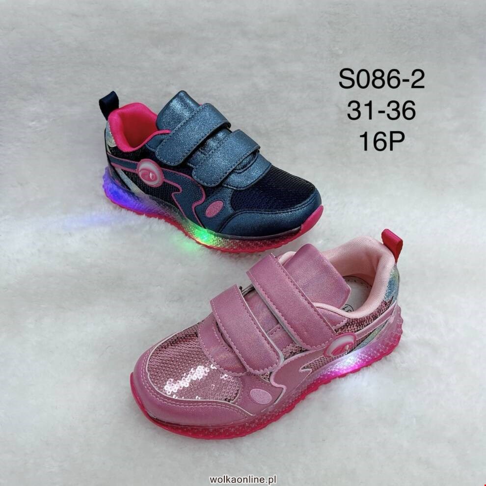 Buty Sportowe Dziecięce S086-2 31-36 MIX KOLOR