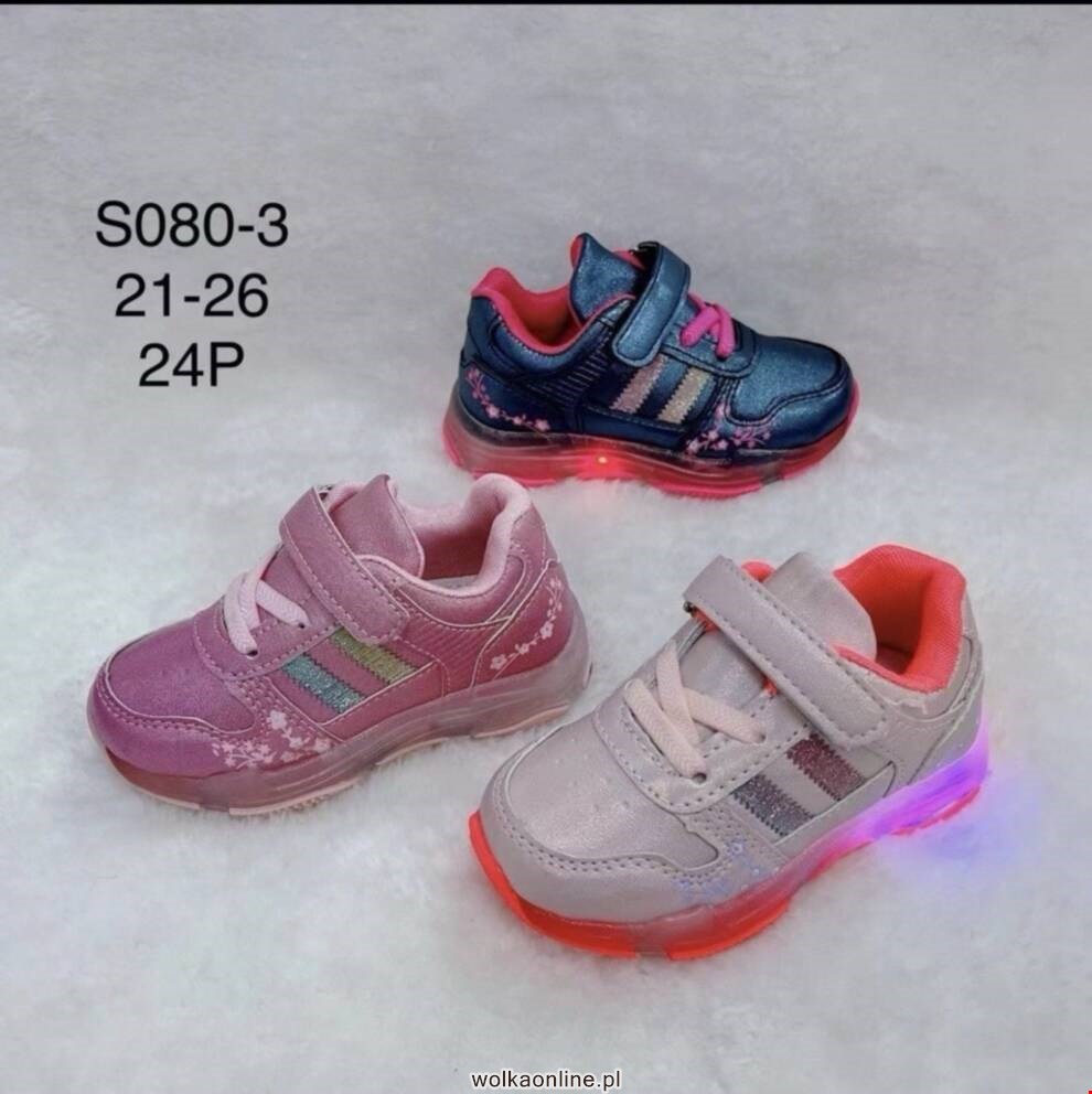 Buty Sportowe Dziecięce S080-3 21-26 MIX KOLOR