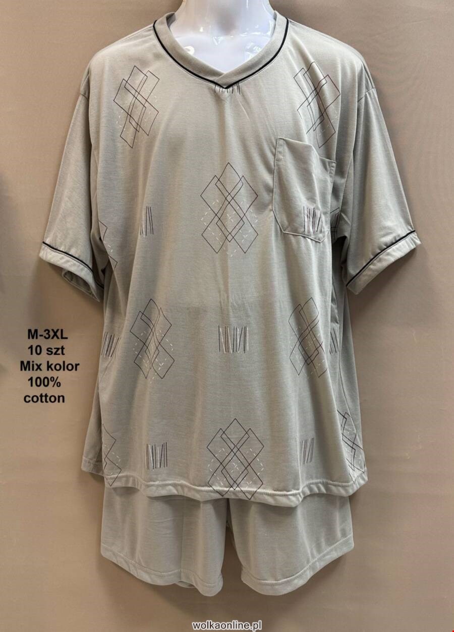 Piżama męskie VV115 1 kolor M-3XL 