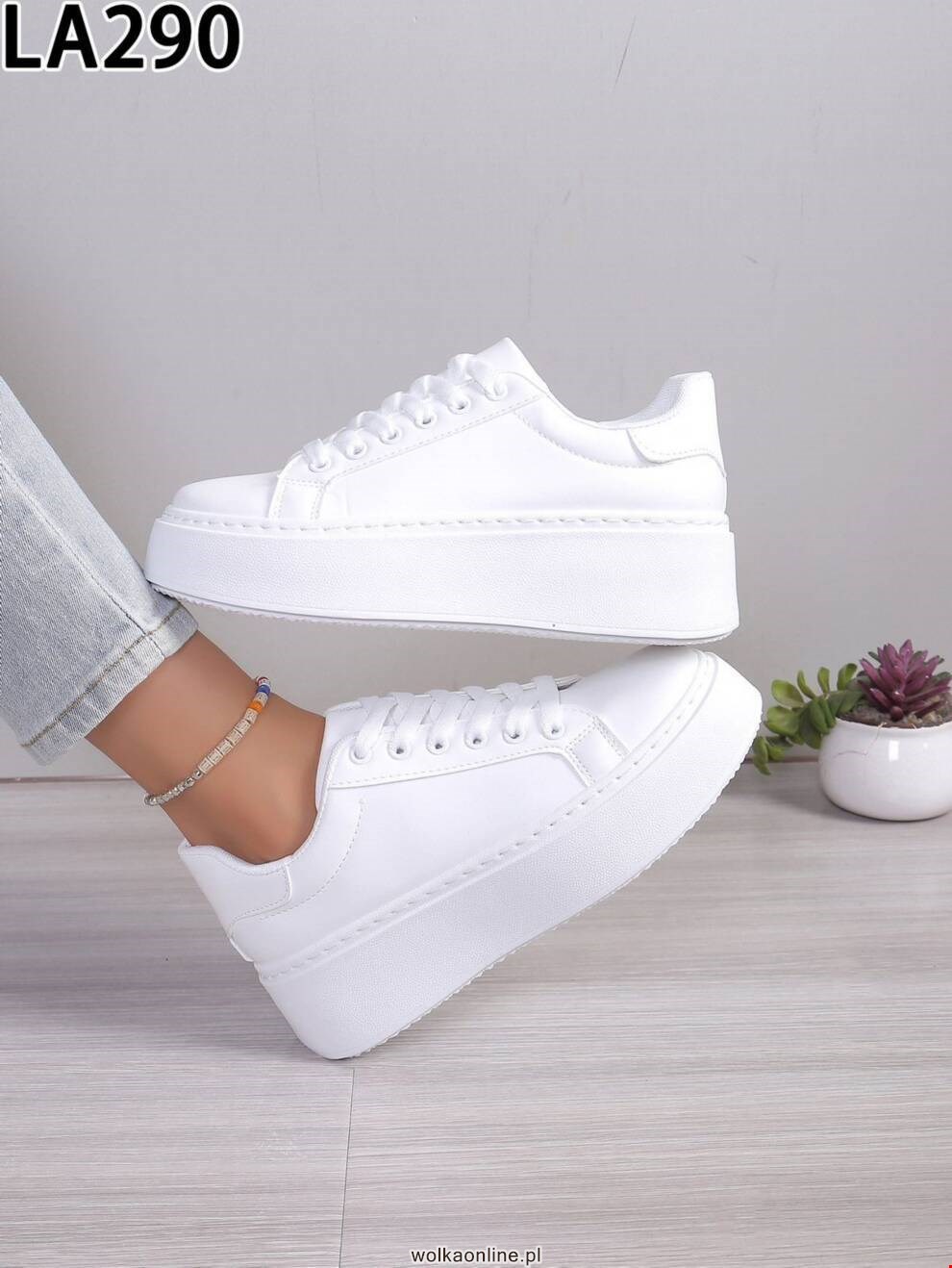 Sportowe damskie LA290 WHITE 36-41