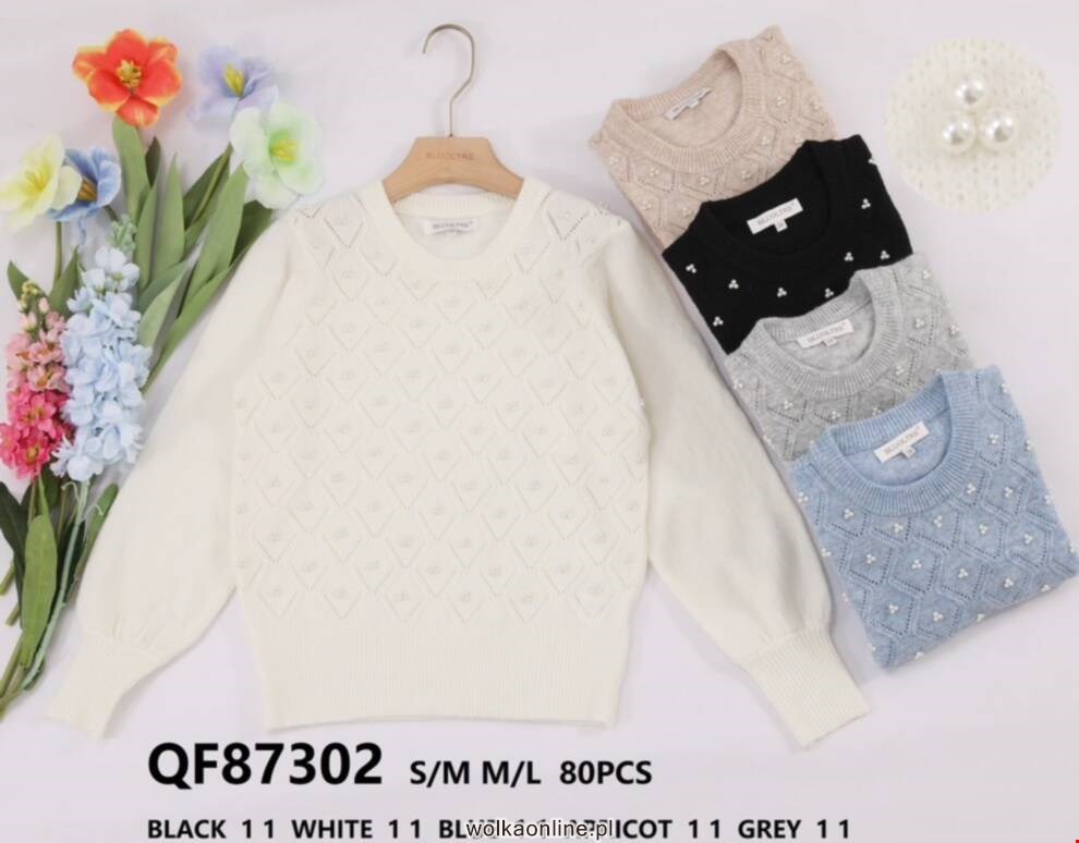 Sweter damskie QF87302 Mix kolor S/M-M/L