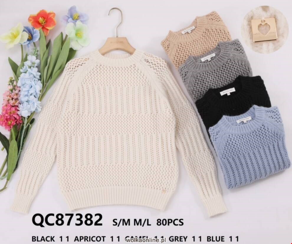 Sweter damskie QC87382 Mix kolor S/M-M/L