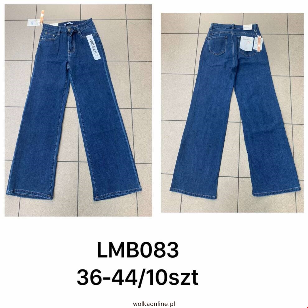 Jeansy damskie LMB083 1 KOLOR 36-44