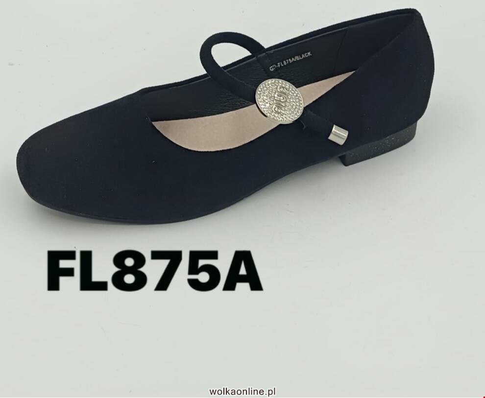 Baleriny Damskie FL875A BLACK 36-41