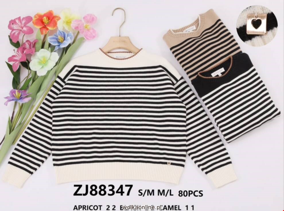 Sweter damskie ZJ88347 Mix kolor S/M-M/L