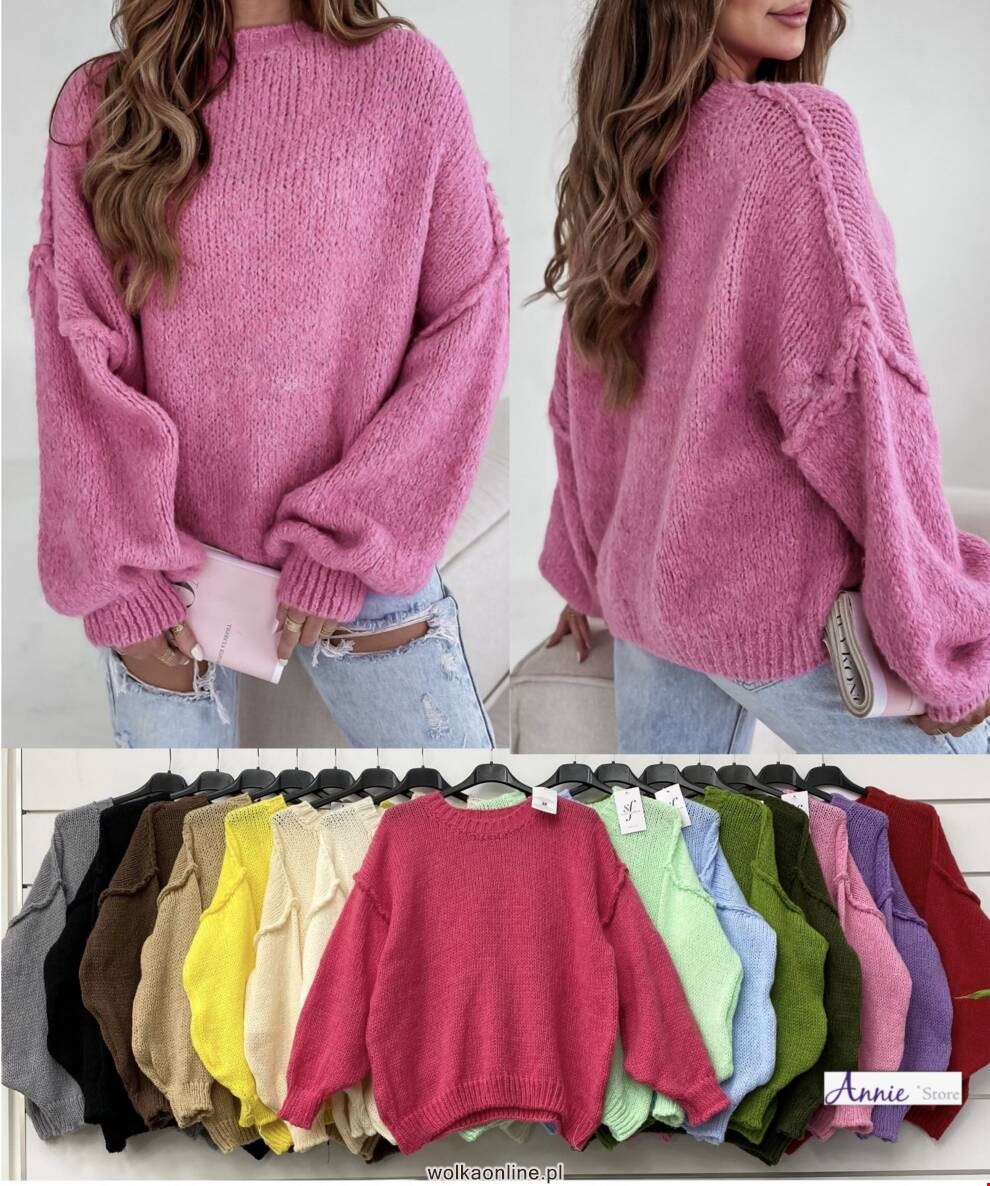 Sweter damskie QQ1014 Mix kolor Standard