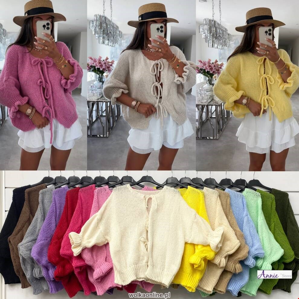 Sweter damskie QQ1101 Mix kolor Standard