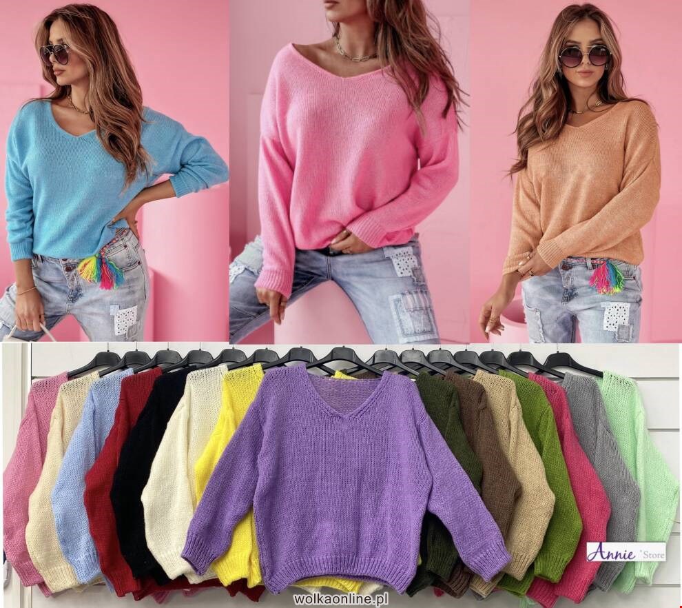 Sweter damskie QQ1109 Mix kolor Standard  