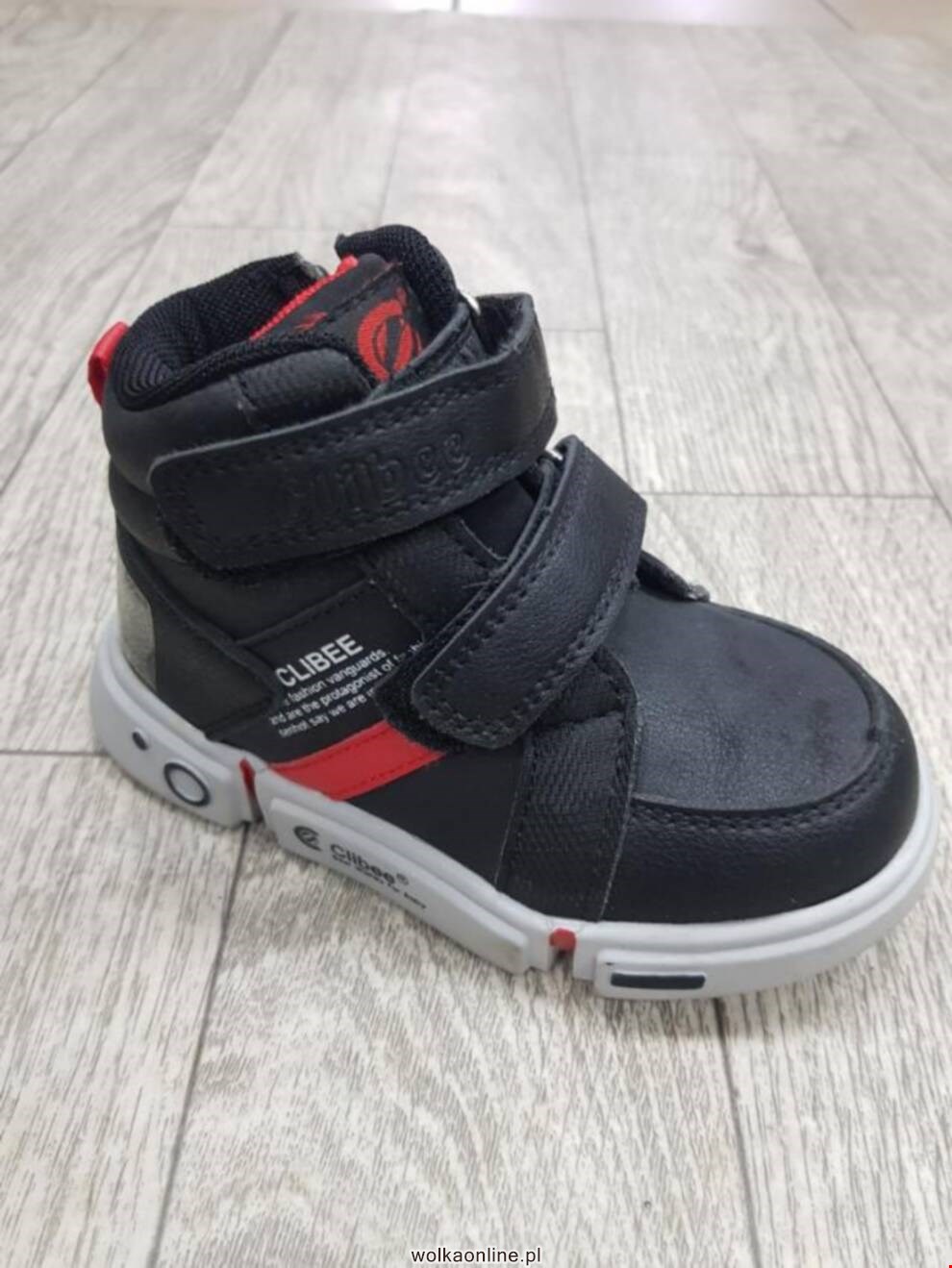 Botki Dziecięce H277A BLACK/RED 21-26