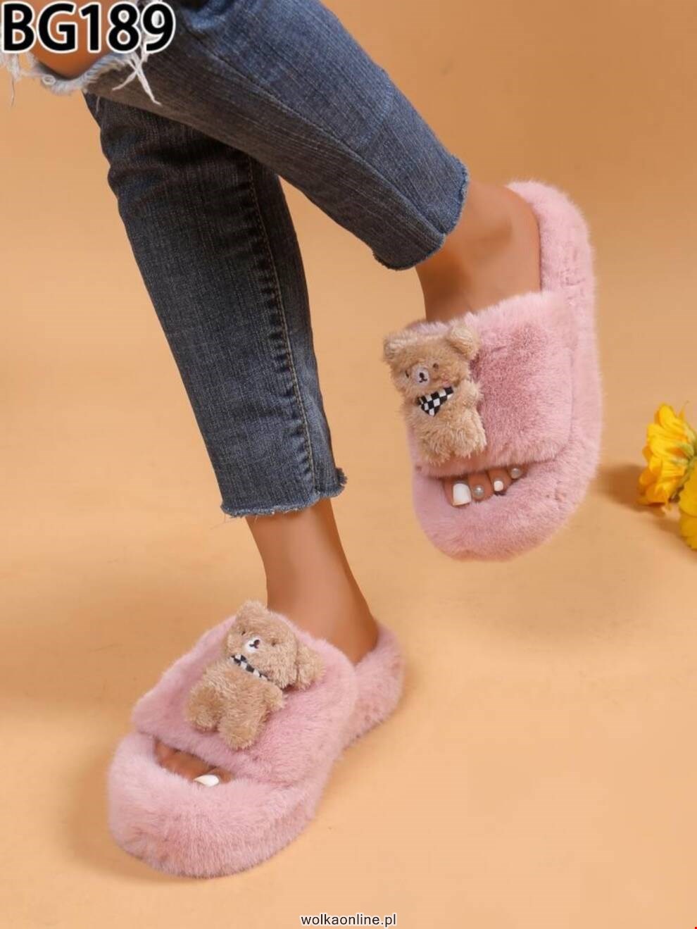 Klapki Damskie BG189 PINK 36-41