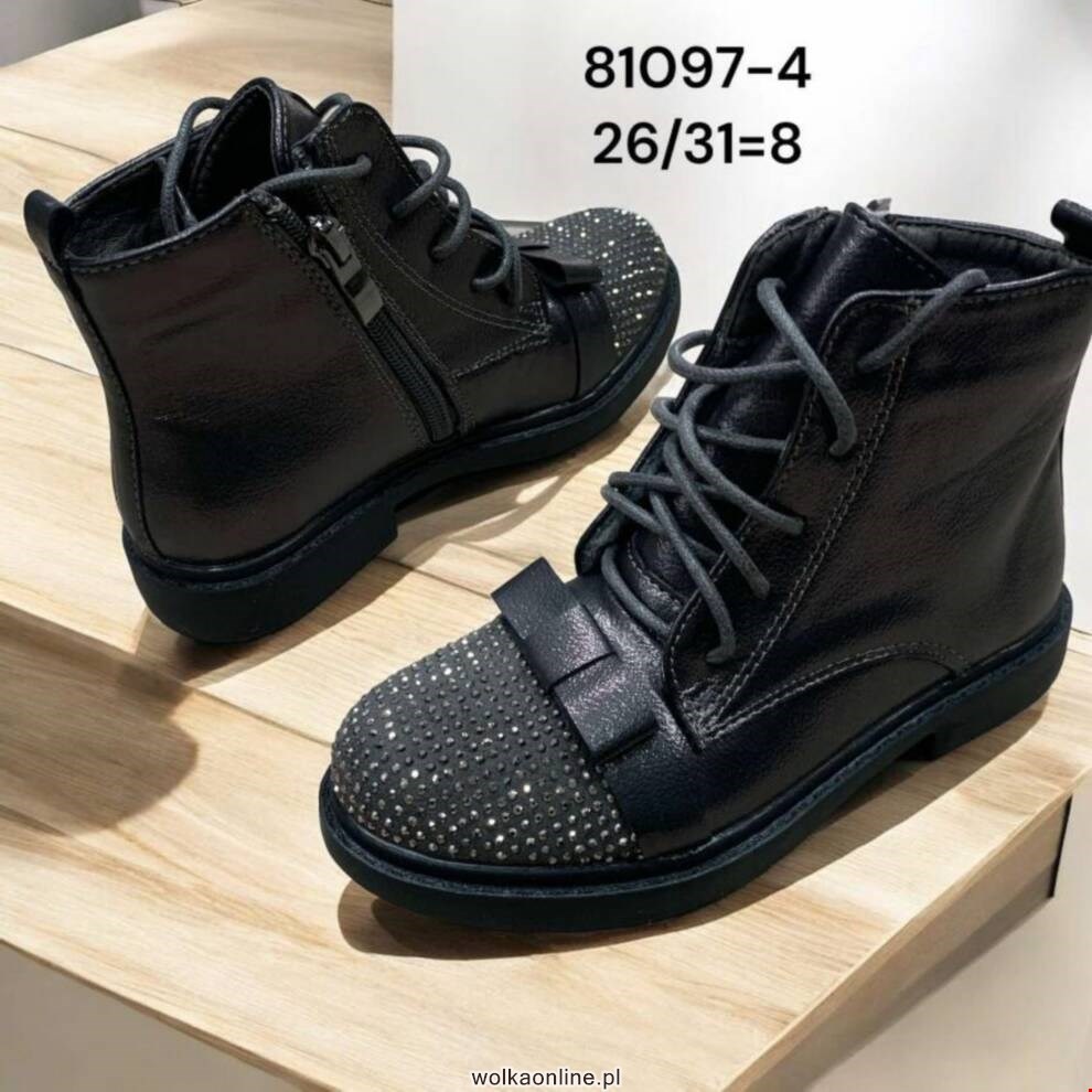 Botki Dziecięce 81097-4 BLACK 26-31