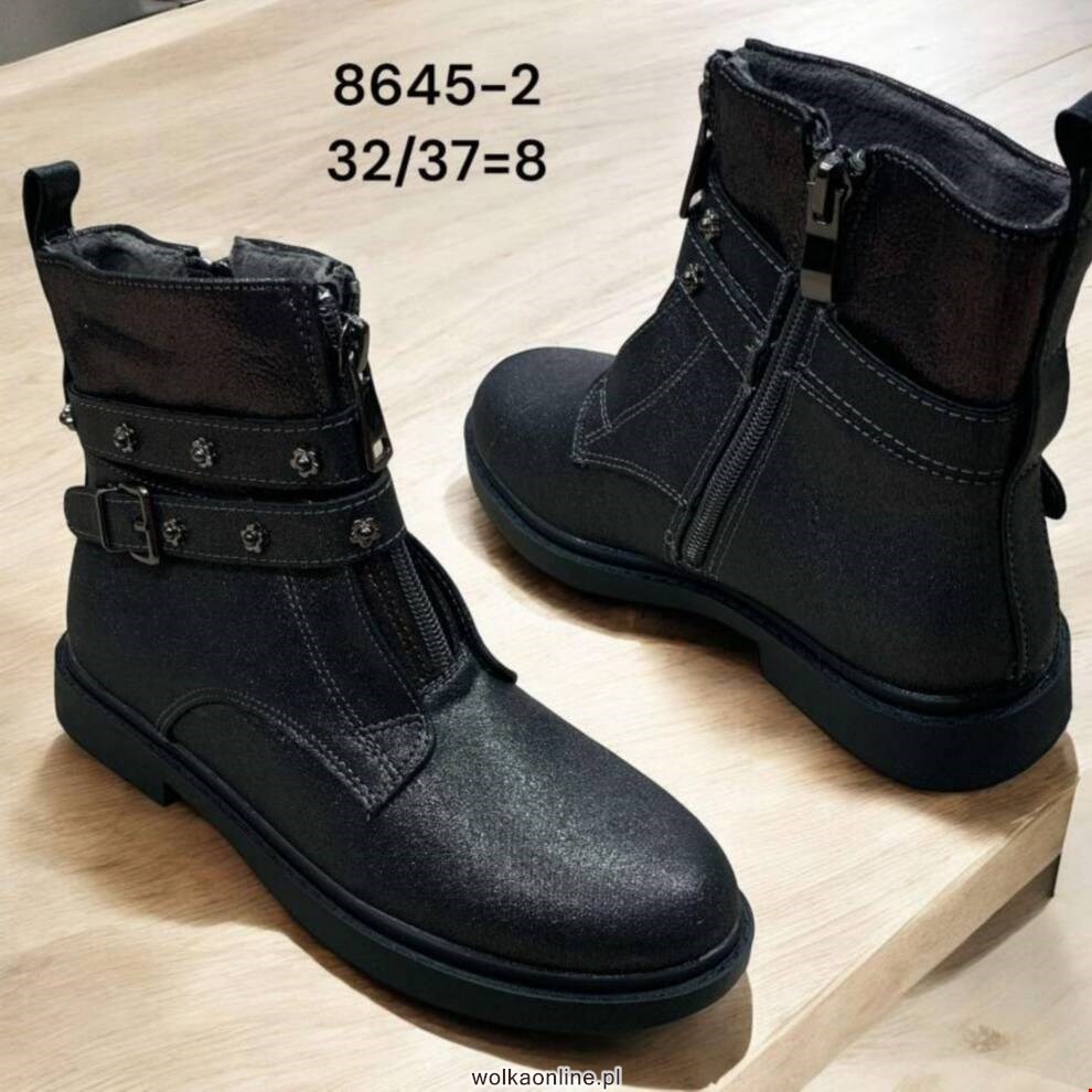 Botki Dziecięce 8645-2 BLACK 32-37