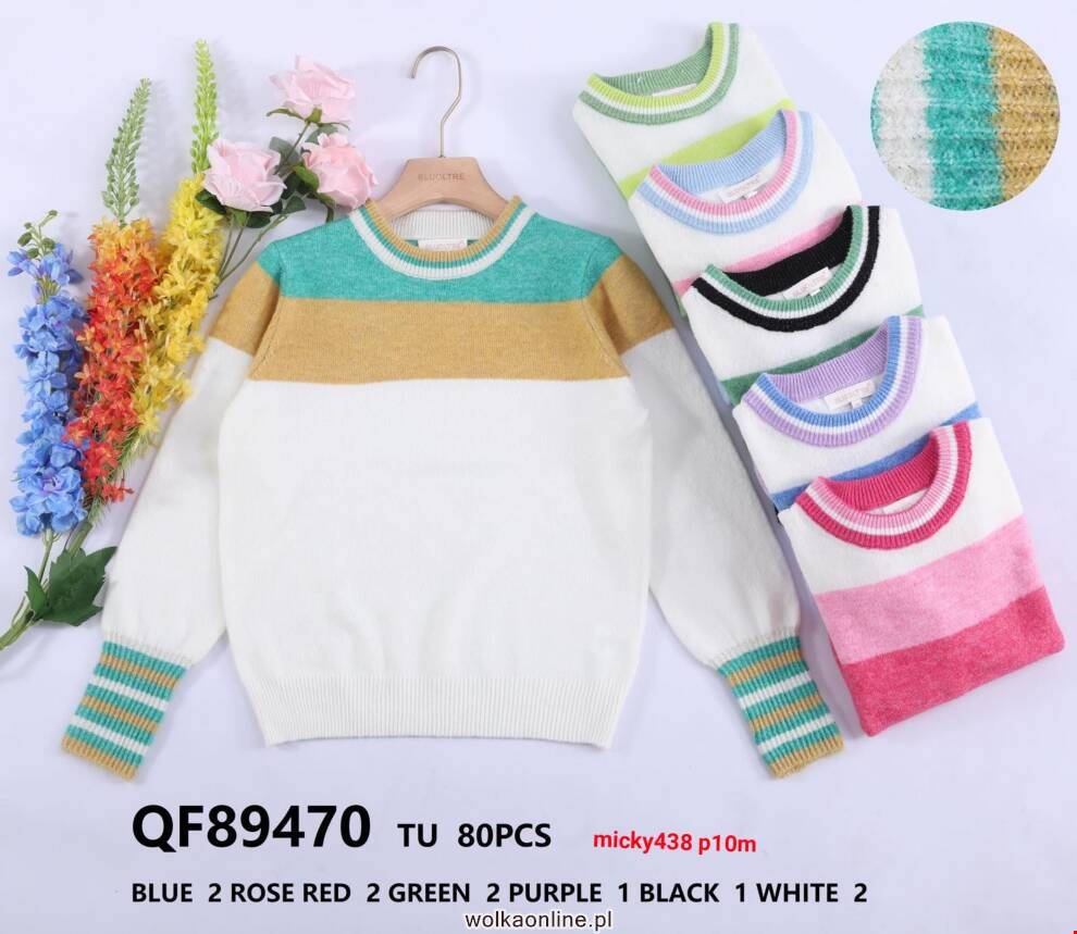 Sweter damskie QF89470 Mix kolor Standard