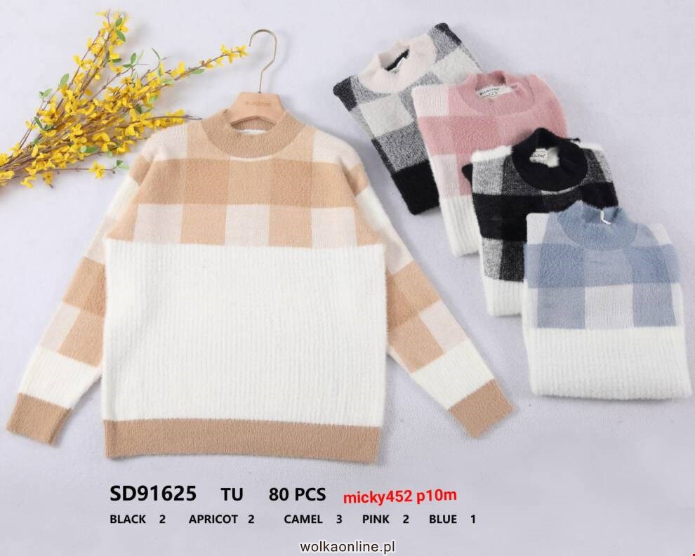 Sweter damskie SD91625 Mix kolor Standard