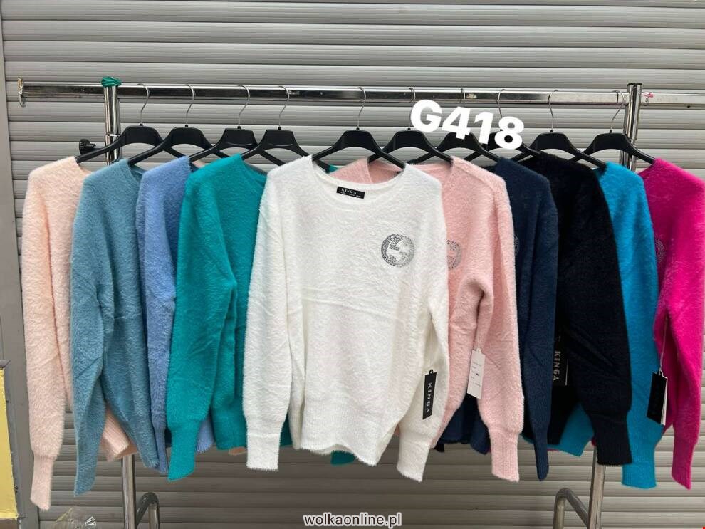 Sweter danmskie G418 Mix kolor Standard (Towar Ploskie)  