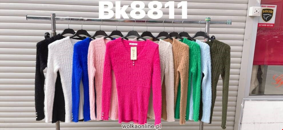 Sweter danmskie BK8811 Mix kolor Standard (Towar Ploskie)  