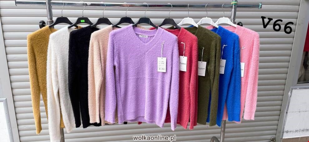 Sweter danmskie V66 Mix kolor M/L-XL/XXL (Towar Ploskie)  