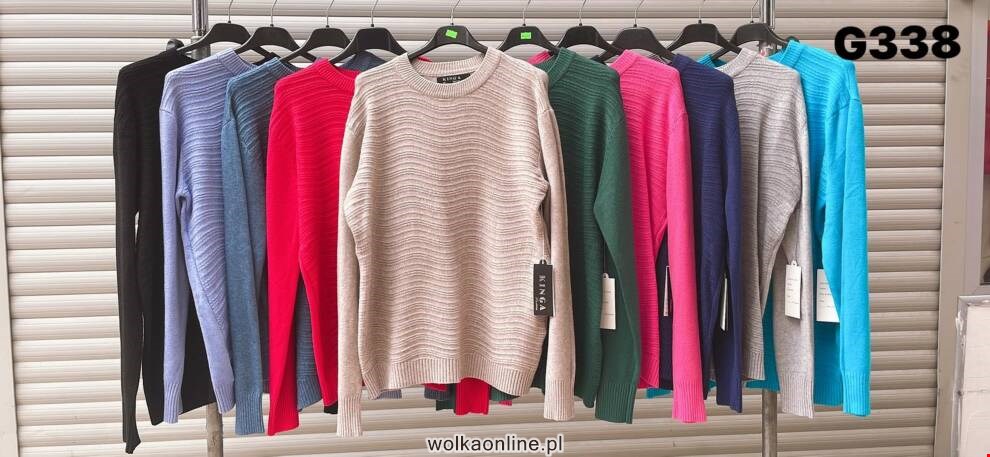 Sweter damskie G338 Mix Kolor M/L-XL/XXL (Towar Ploskie)