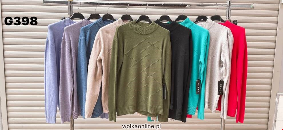 Sweter damskie G398 Mix Kolor M/L-XL/XXL (Towar Ploskie)