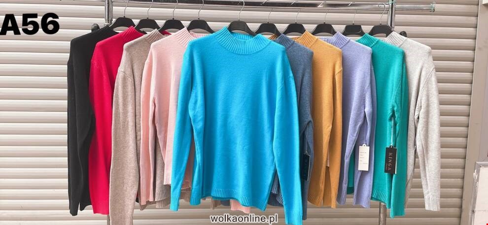 Sweter damskie A56 Mix Kolor M/L-XL/XXL (Towar Ploskie)