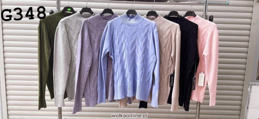 Sweter damskie G348 Mix Kolor M/L-XL/XXL (Towar Ploskie) 