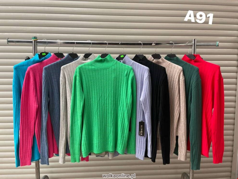 Sweter damskie A91 Mix Kolor M/L-XL/XXL (Towar Ploskie)