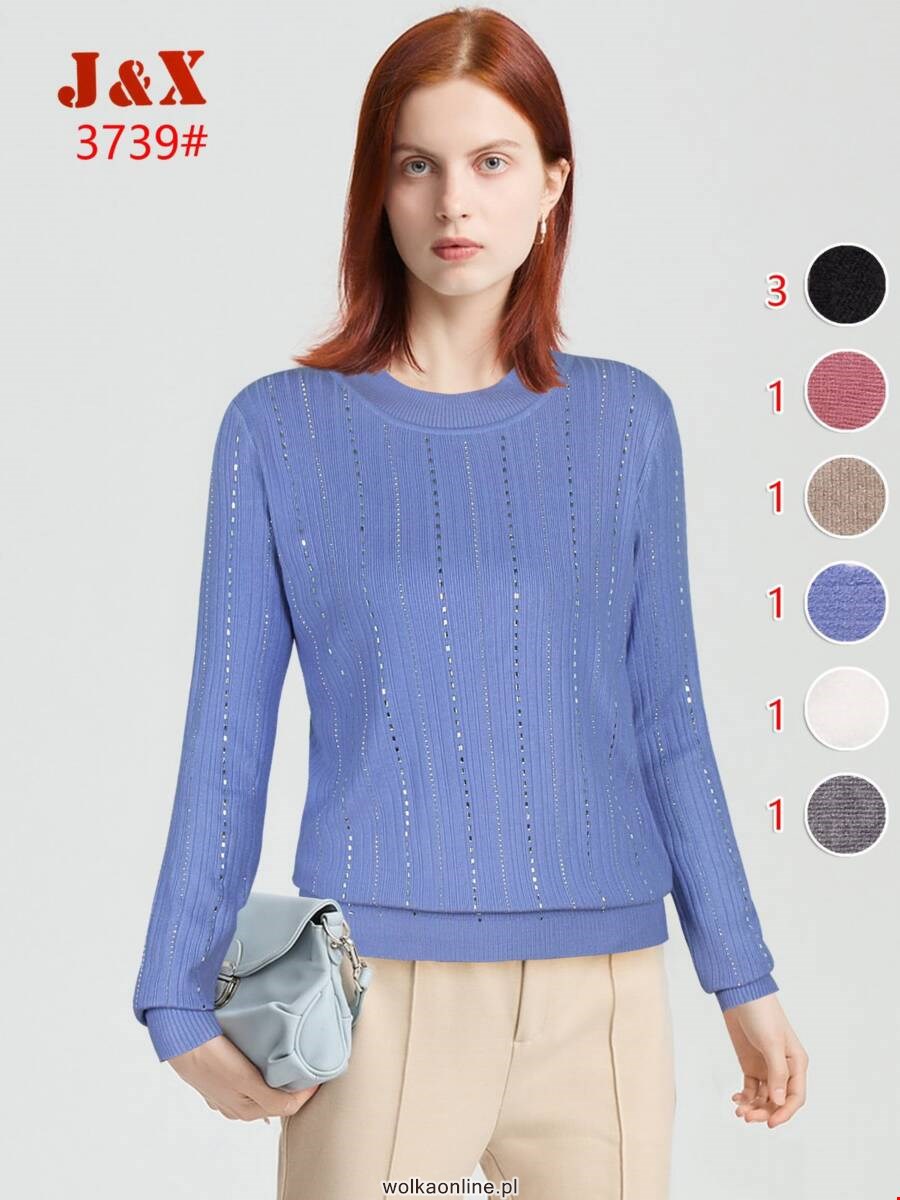 Sweter damskie 3739 1 kolor Standard (Towar Ploskie)