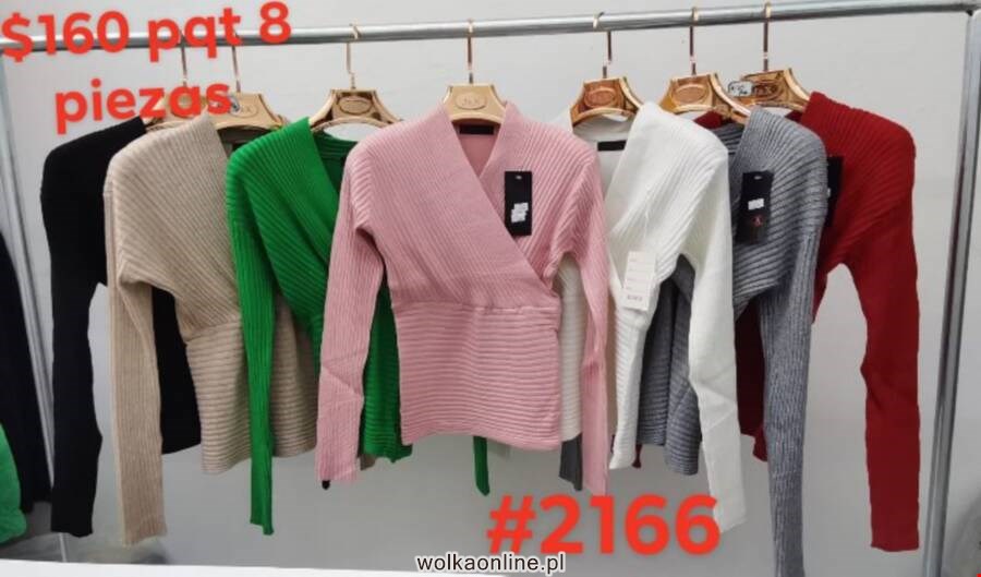 Sweter damskie 2166 1 kolor Standard (Towar Ploskie)