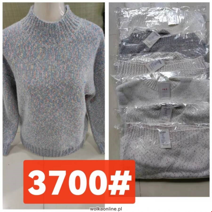 Sweter damskie 3700 1 kolor Standard (Towar Ploskie)