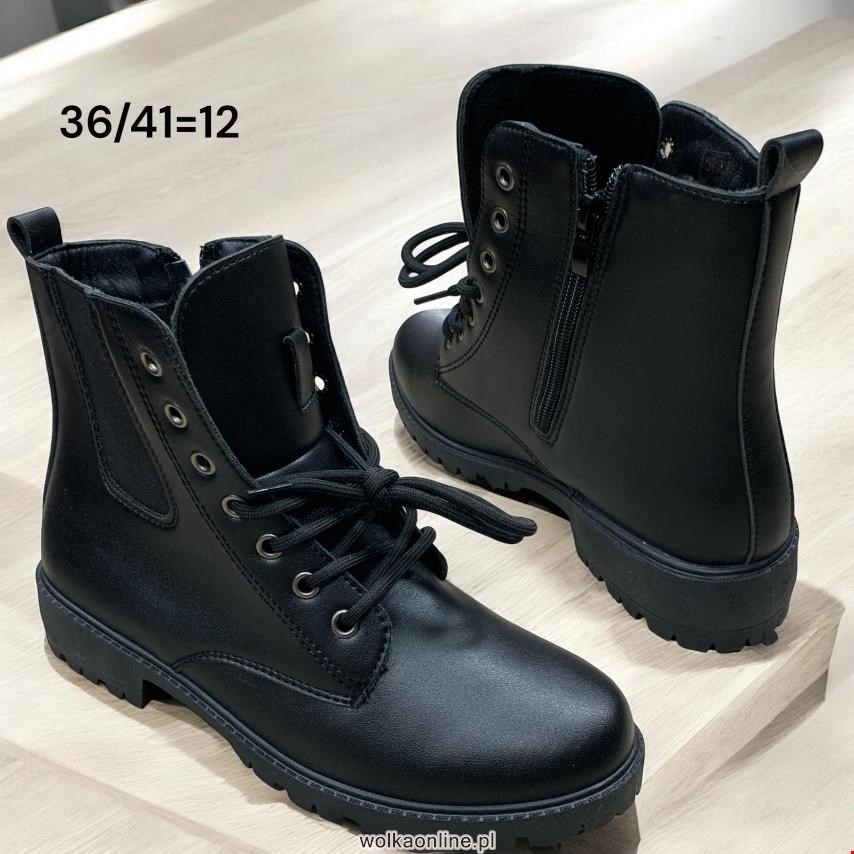 Botki damskie A1012 BLACK 36-41