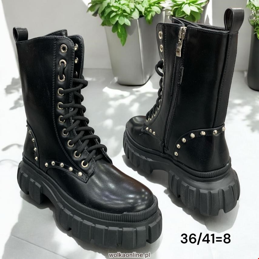 Botki damskie A1020 BLACK 36-41