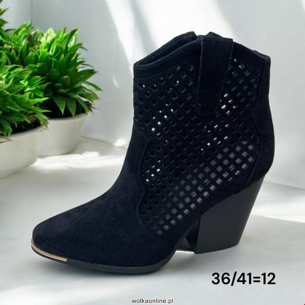 Botki damskie A1031 BLACK 36-41