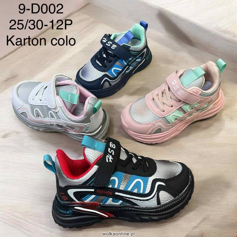 Buty Sportowe Dziecięce 9-D002 25-30 KOLOR DO WYBORU 